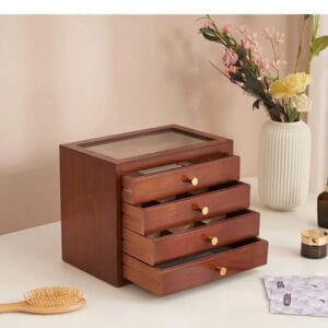 Organisateur Maquillage Bois