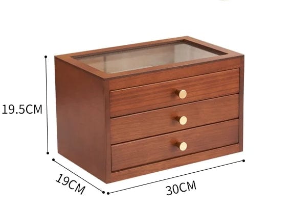 Organisateur Maquillage Bois