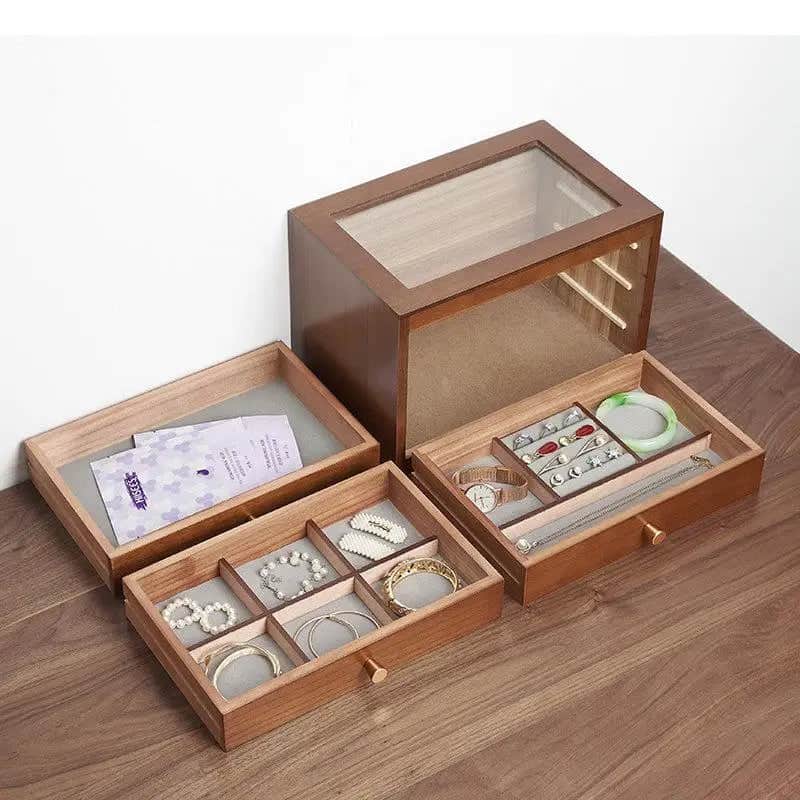 Organisateur Maquillage Bois