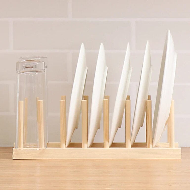 Range Assiette Bois
