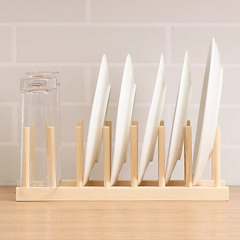 Range Assiette Bois