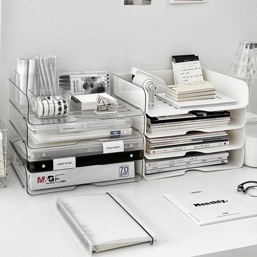 Range Document Bureau Tiroir (2 pièces)