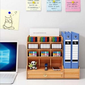 Rangement Bureau Tiroir Bois