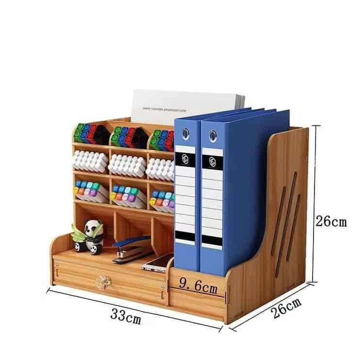 Rangement Bureau Tiroir Bois